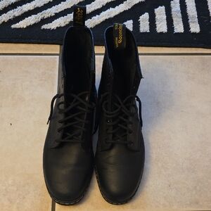 Dr. Martens Black Leather Boots